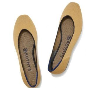 Rothy's The Square Flat Chai Square Toe Classic Ballet Flat Knit sz 9.5